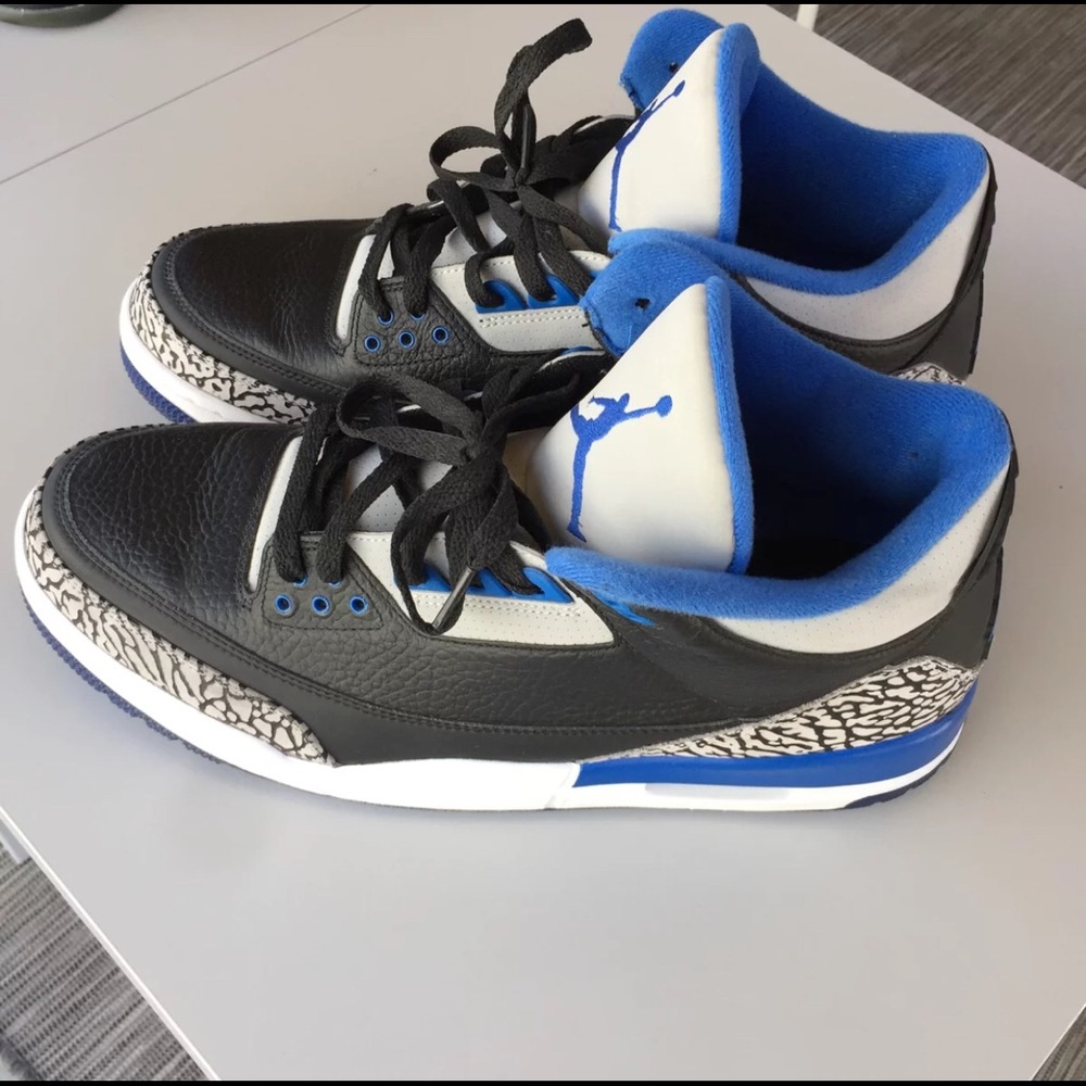 Nike Air Jordan 3 (III) Retro Sport Blue 13.5